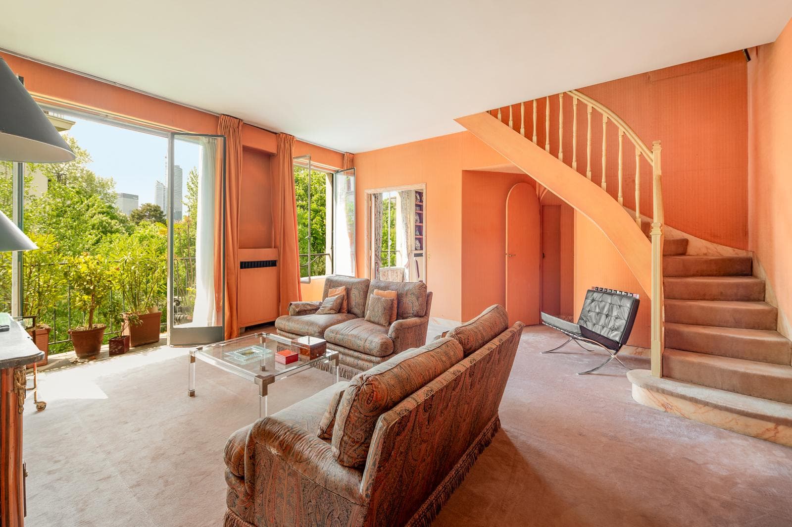 Duplex familial avec une terrasse
